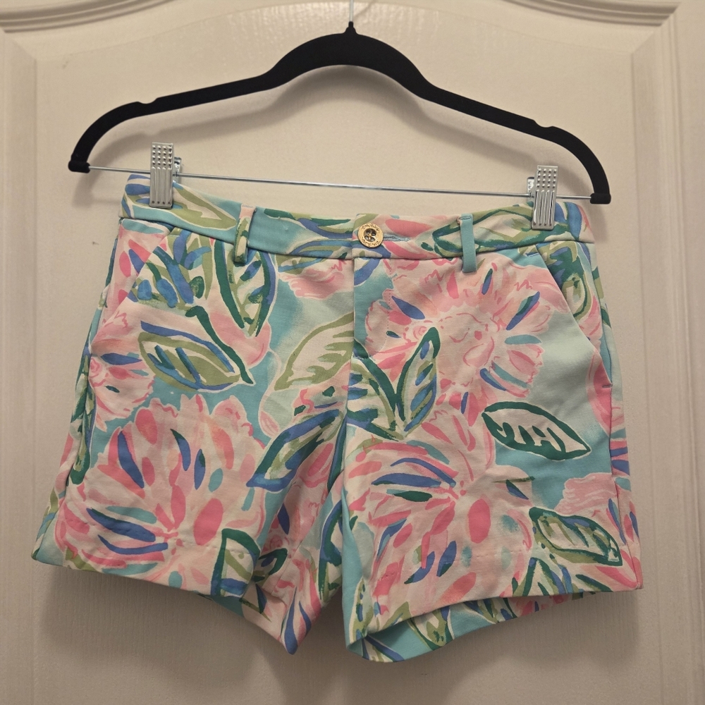 Lilly Pulitzer women's size 0 shorts callahan stitch stretch bottoms